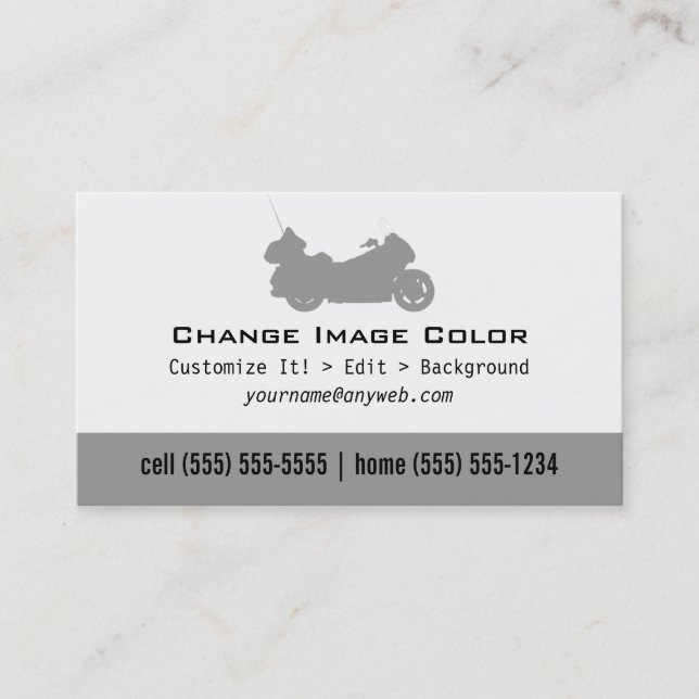 Goldwing - tarjeta de visita personal (Anverso)