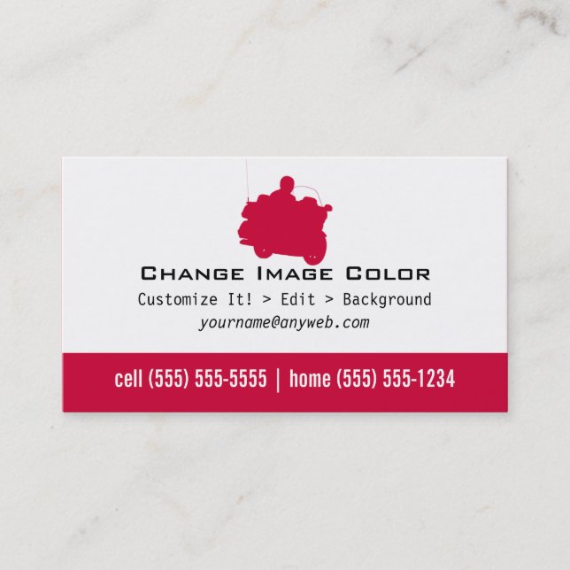 Goldwing - tarjeta de visita personal (Anverso)