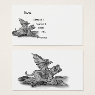 Golem Gargoyle, diseño negro y blanco