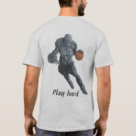 Golem que juega la camiseta del arte de la