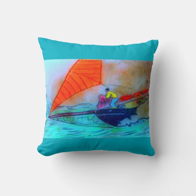 goleta de vela tirando almohada (Anverso)