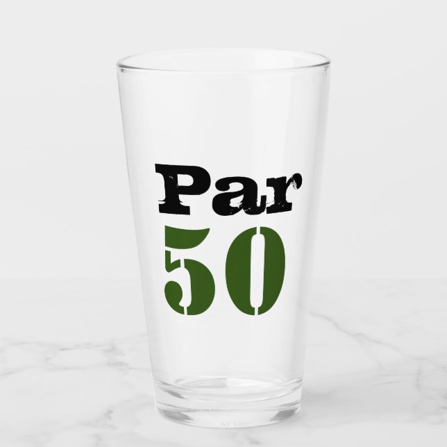 Golf 50 cumpleaños número par cincuenta (Anverso)