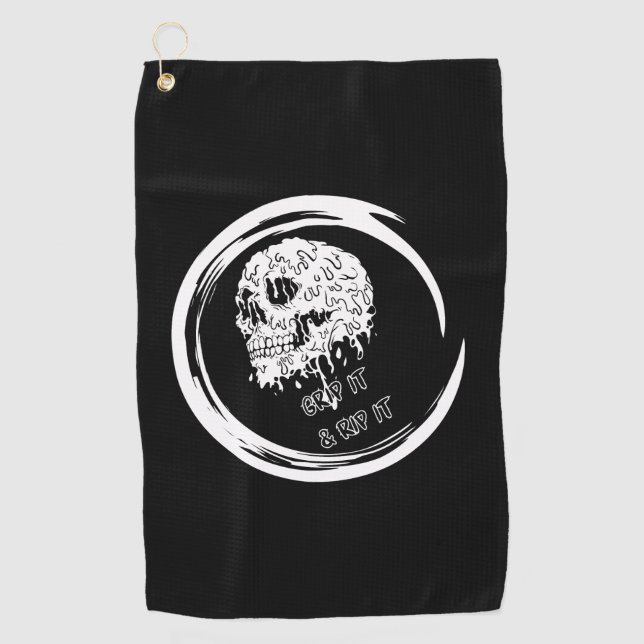 Golf Agarre y desgarre la toalla de disco (Anverso)