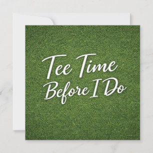Golf Bachelor Par-Tee Tema de Invitación de Golf
