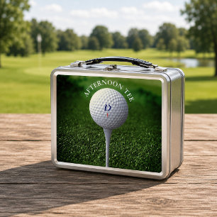 Golf Ball Monograma Tarde Tee Golfing