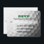 Golf Bar Mitzvah RSVP Card<br><div class="desc">Estas tarjetas RSVP son perfectas para cualquier celebración del Bar Mitzvah. Cada línea de texto es totalmente personalizable para decir lo que usted quiere! Los productos correspondientes están disponibles en la colección deportiva Bar Mitzvah.</div>