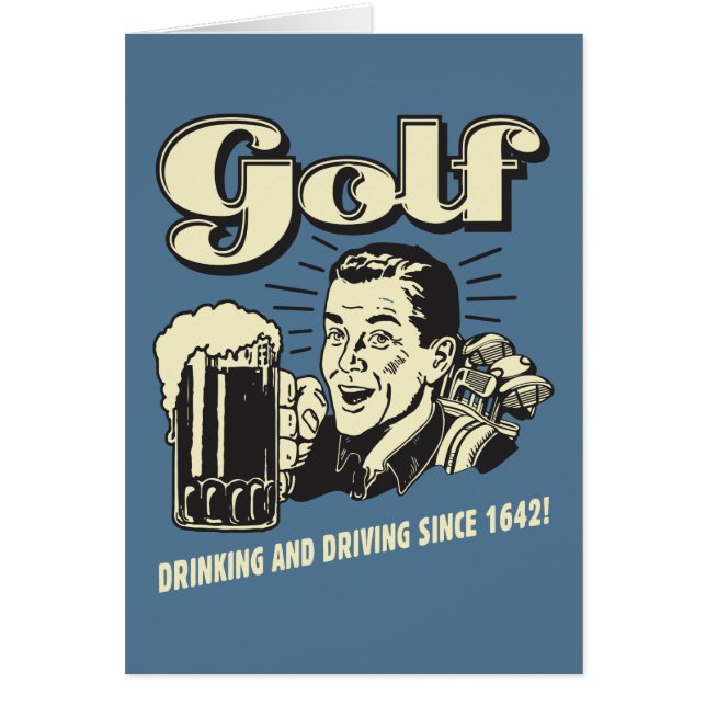 Golf: Beber y conducir desde 1642 (Frente)