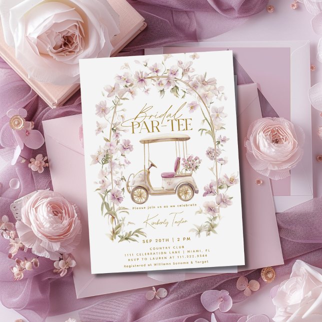 Golf Bridal Shower Bridal Par-tee Invitación (Subido por el creador)