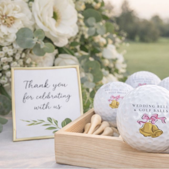 Golf 'Campanas de Boda & Pelotas de Golf' Regalo de Fav (Subido por el creador)