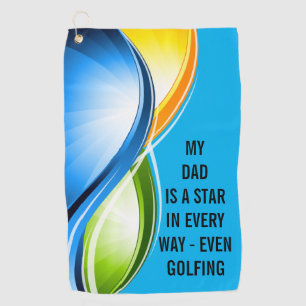 Golf con la mejor toalla de papá
