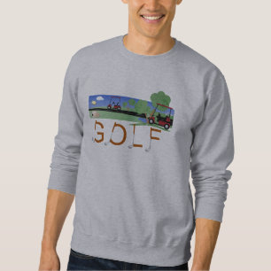 Golf con las camisetas y los regalos de los carros