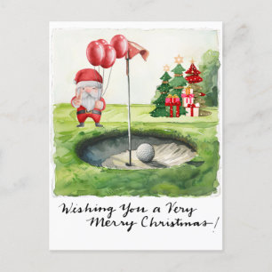 Golf con tema de Navidad para golfistas en el camp