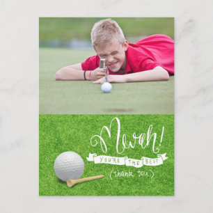 Golf Crea tu propia tarjeta de agradecimiento