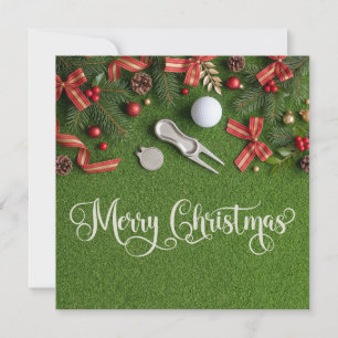 Golf de Feliz Navidad en Green de Putting Navideño
