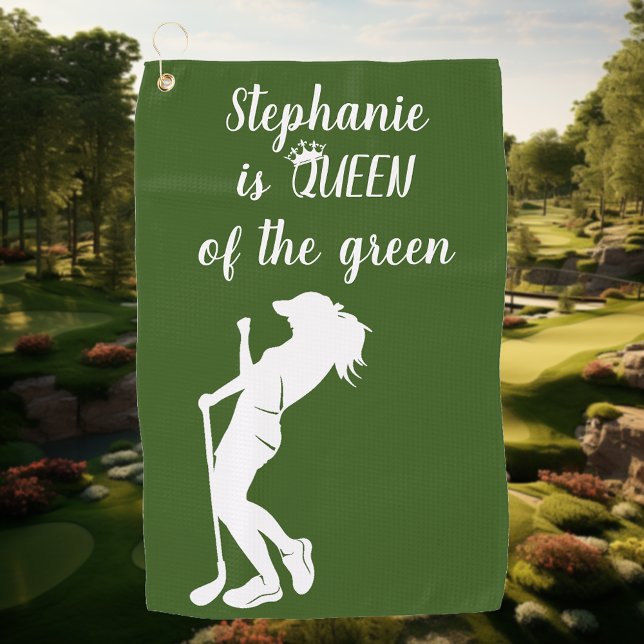 Golf de la Reina del Golf Verde para su toalla de  (Subido por el creador)