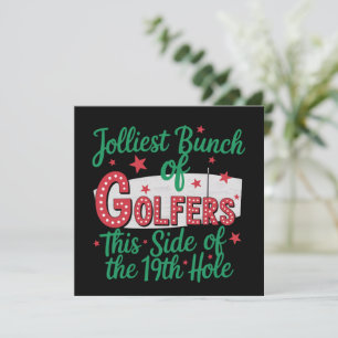Golf de Navidad Divertido El grupo más alegre de g