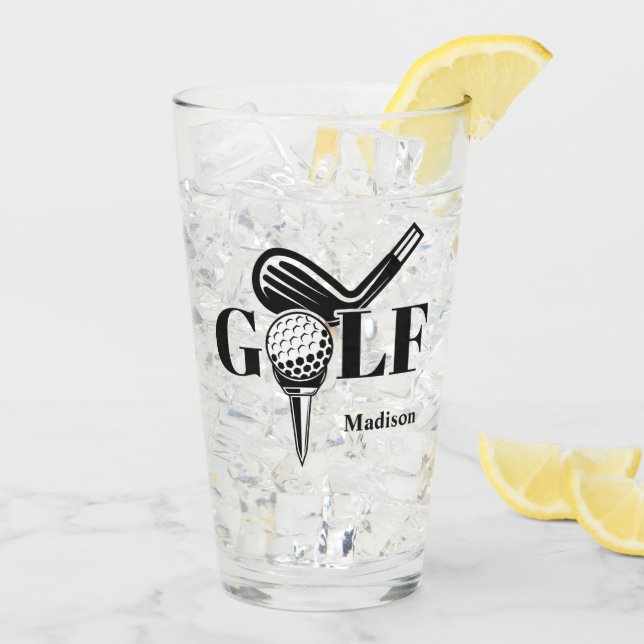 Golf de nombre personalizado (Reverso (hielo))