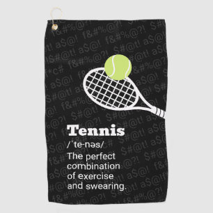 Golf Definición De Tenis Susurrando Divertida Toalla Cl