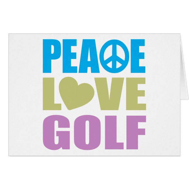 Golf del amor de la paz (Anverso (Horizontal))