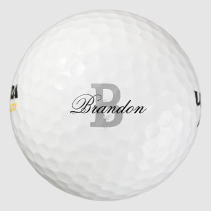 Golf Denominación personalizada Monograma pelotas de go