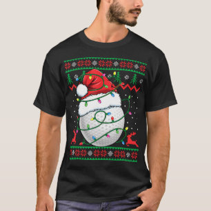 Golf divertido camisetas feas de Navidad para muje