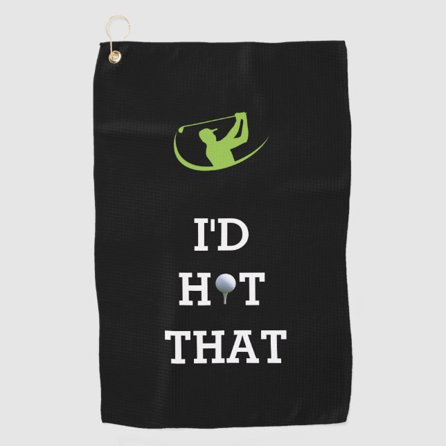 Golf en confort con toallas personalizadas (Anverso)