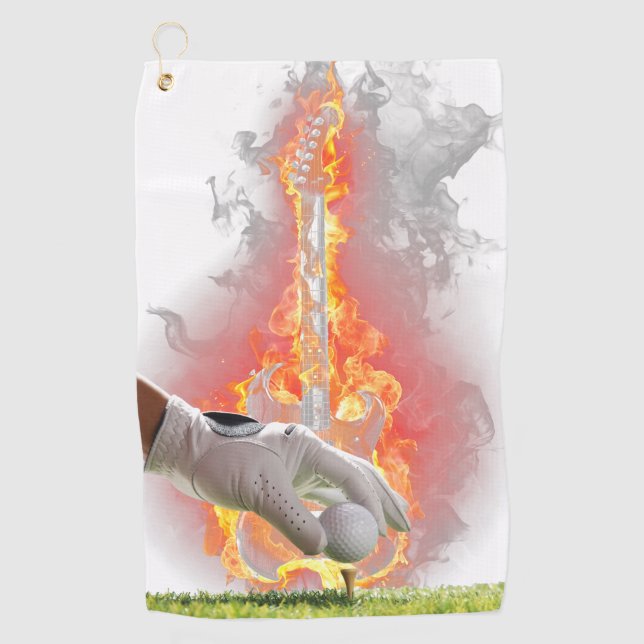 Golf en confort y estilo con toallas Personalizado (Anverso)