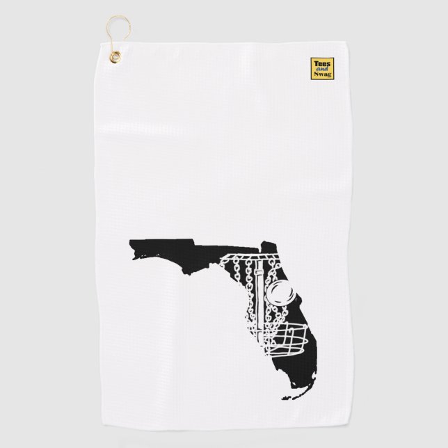 Golf en disco Florida - toalla para tu bolso de go (Anverso)