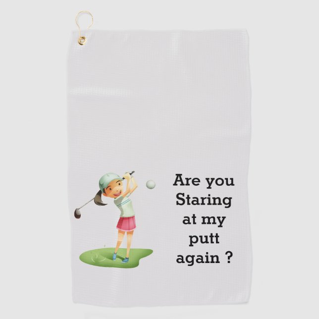 Golf en estilo con toallas Personalizados (Anverso)