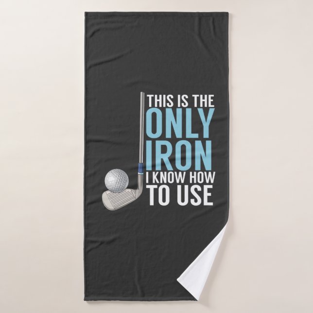 Golf - Esta Es La Única Hierro (Toalla de baño)