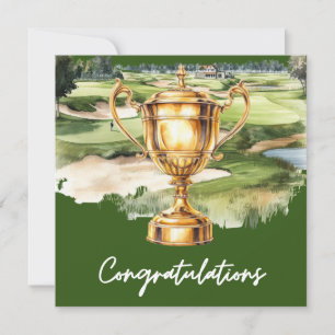 Golf Felicitaciones temática golf para golfista