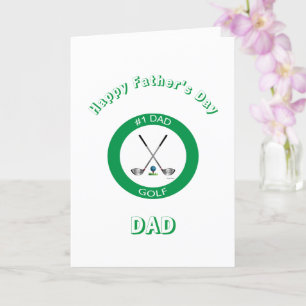GOLF - Feliz Día del Padre con tarjeta de golf