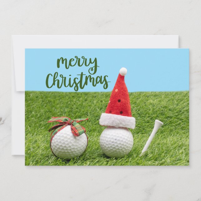 Golf Feliz Navidad a Golfer    (Anverso)