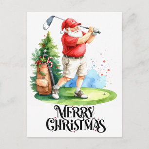 Golf Feliz Navidad con Papá Noel en Green