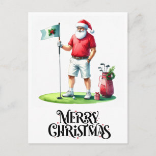 Golf Feliz Navidad con Papá Noel en Green