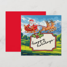 Golf Feliz Navidad con Santa Claus