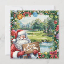 Golf Feliz Navidad con Santa Claus
