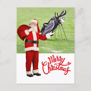 Golf Feliz Navidad con Santa Claus a la bandera