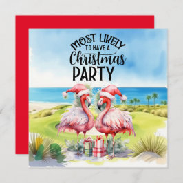 Golf Feliz Navidad con Santa Flamingo