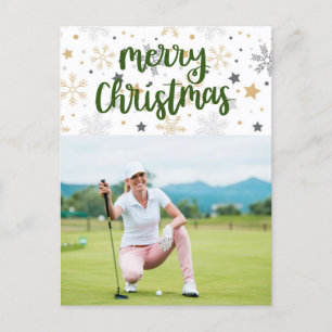 Golf Feliz Navidad con su propia foto Fiesta C