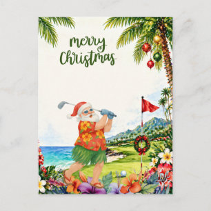 Golf Feliz Navidad Santa Golfista Temática de Play