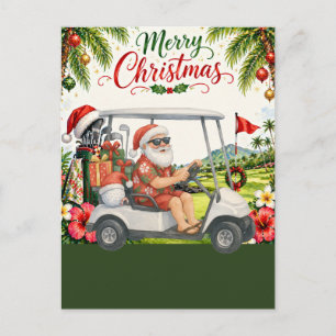 Golf Feliz Navidad Santa Golfista Temática de Play