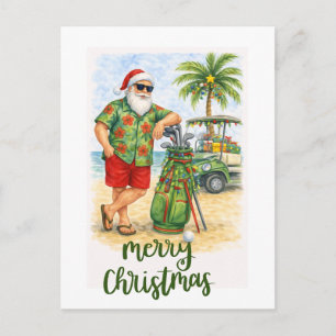 Golf Feliz Navidad Santa Golfista Temática de Play