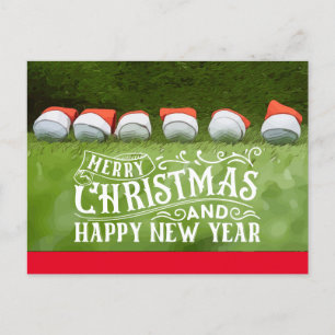 Golf Feliz Navidad y feliz año nuevo