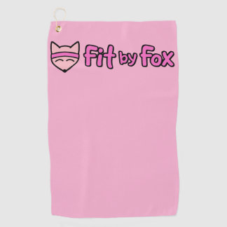 Golf Fundamentals de FitbyFox - Toalla con broche