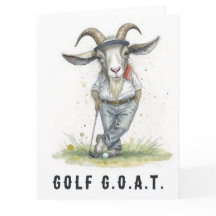 Golf G.O.A.T. - Gran tarjeta de golf