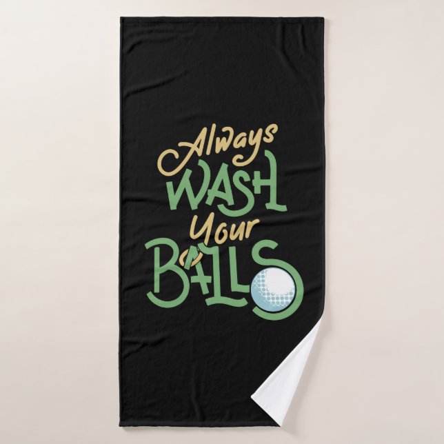 Golf Golfer Golfball Gift (Toalla de baño)
