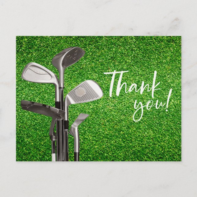 Golf Gracias tarjeta (Anverso)