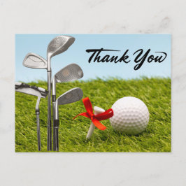 Golf Gracias tarjeta