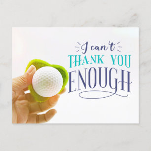 Golf Gracias tarjeta que no puedo agradecerte lo s